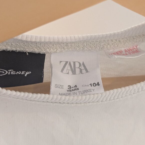 2/$10 ❤️ Zara x Disney Minnie Mouse T-Shirt | 3-4Y - Picture 9 of 9